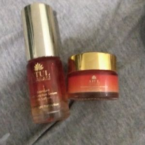 Atul skincare serum and refreshing moisturizer with turmeric
